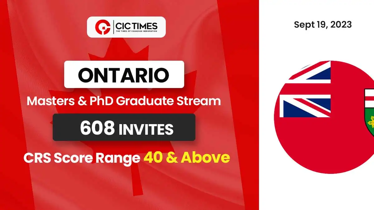 Back-to-Back Ontario PNP Draws Invite 608 International Graduates!