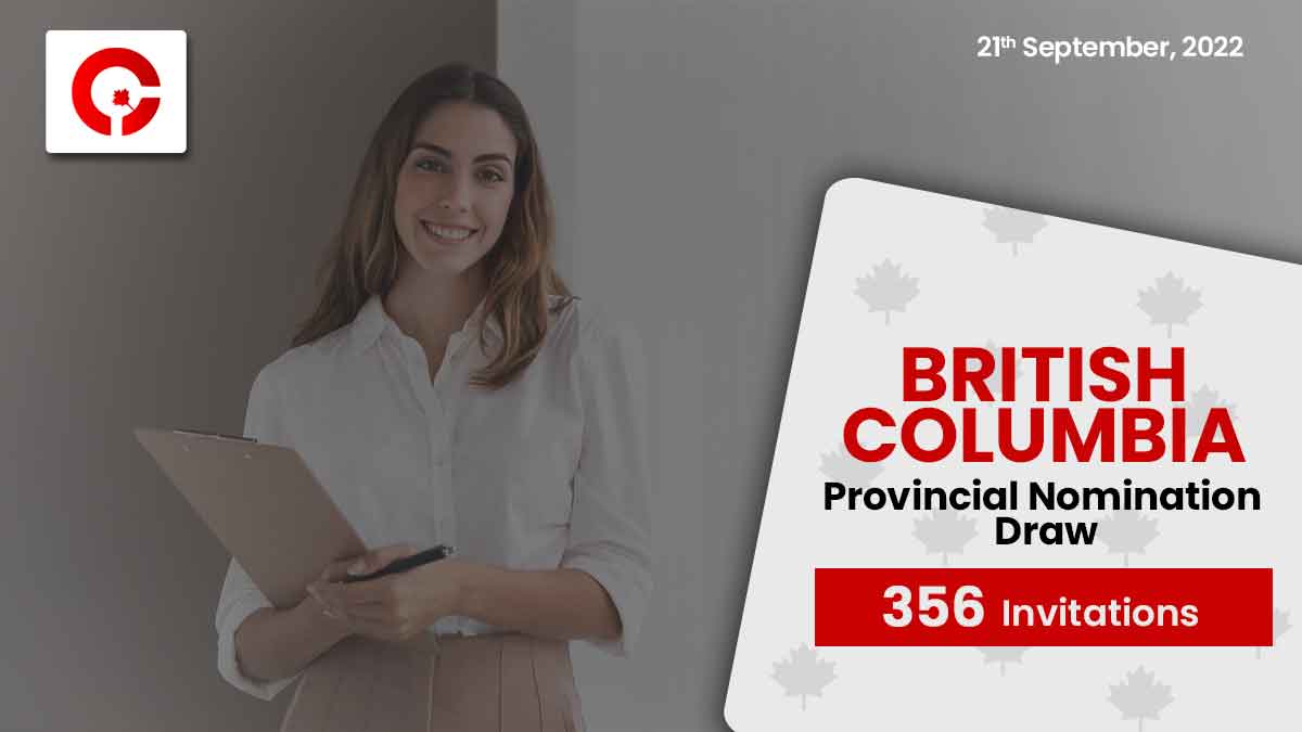 BC PNP invites 356 new immigrants in latest regional draw