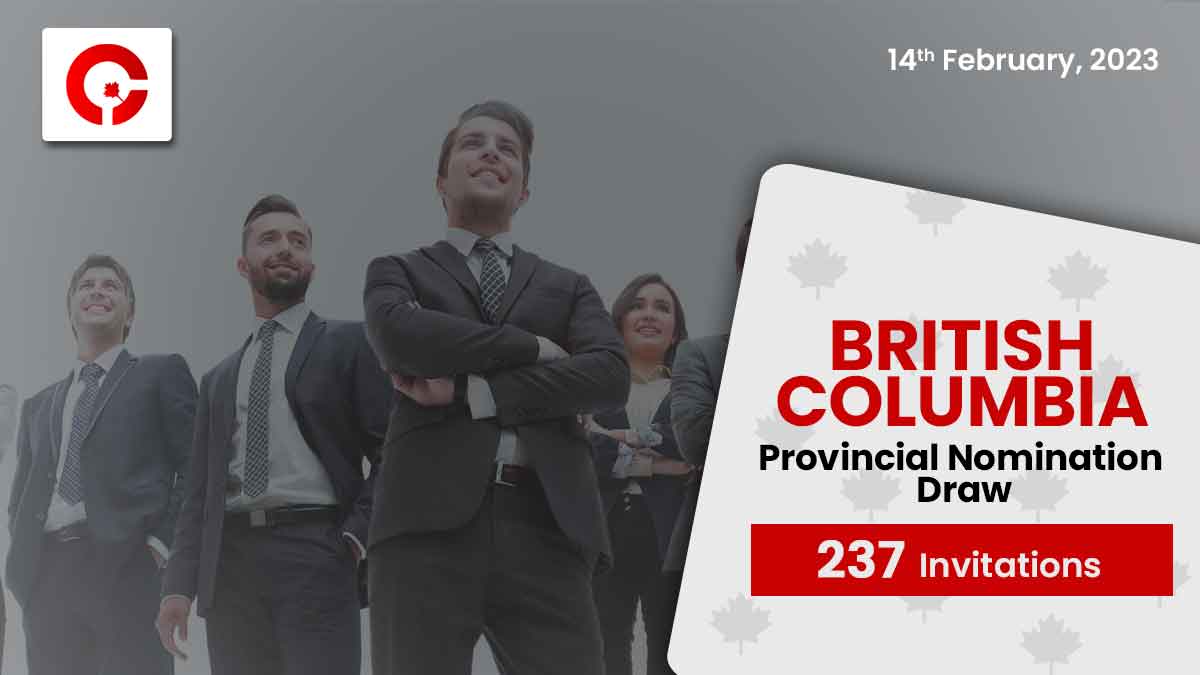 BC PNP issues ITAs to Skilled Immigrants with low CRS!