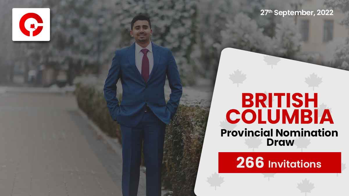 British Columbia invites 266 new immigrant applicants in latest draw