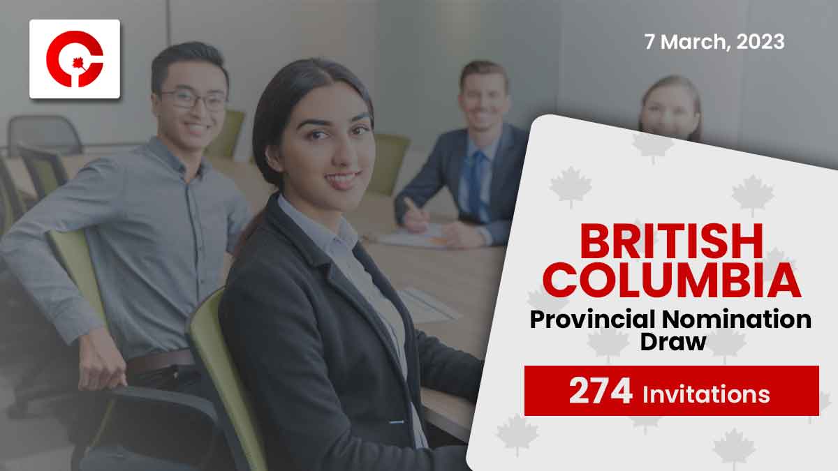 British Columbia invites Skilled Immigrants in a new draw!