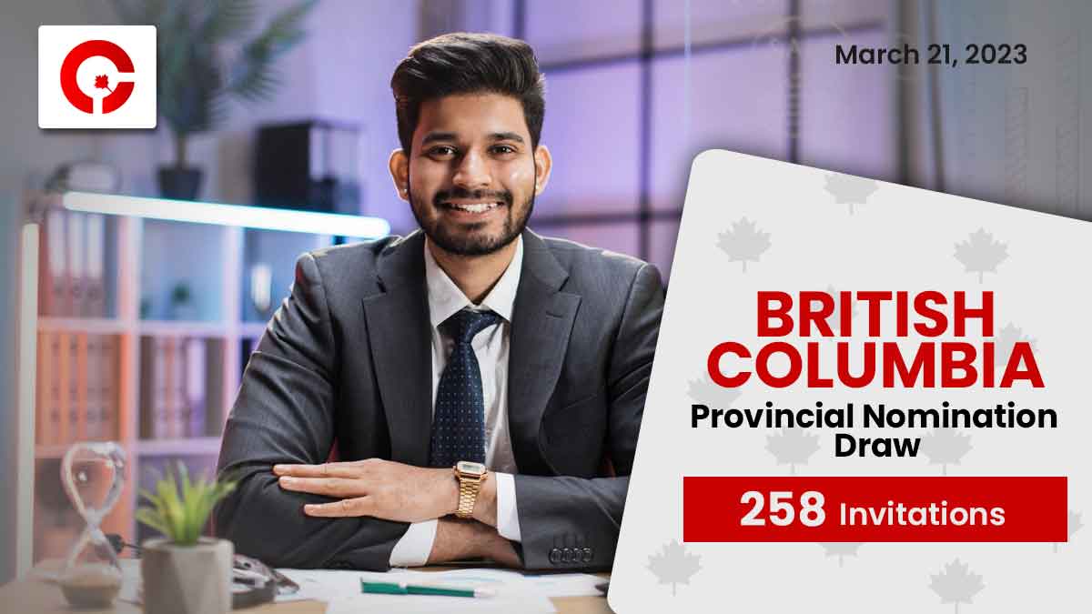 British Columbia PNP conducts another draw with higher ITAs!