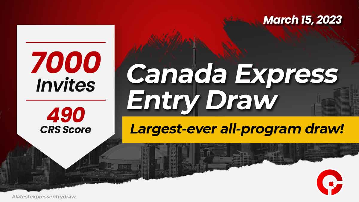 Canada holds biggest all-program Express Entry draw ever!