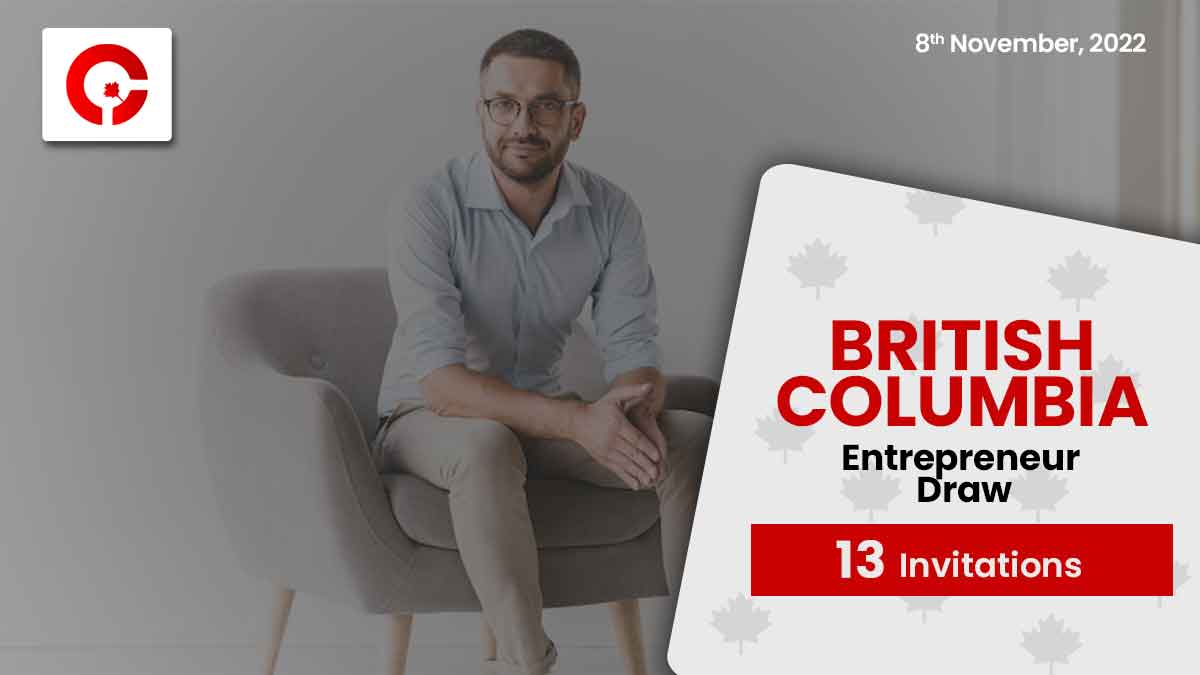 Entrepreneur Immigration: BC PNP conducts a new draw!
