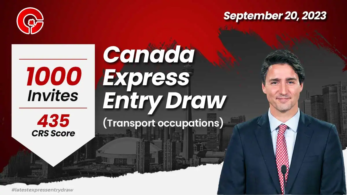 First-Ever Express Entry Draw For Transport Occupations Invites 1,000!