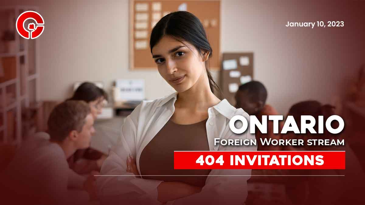 First Ontario draw of 2023 welcomes 404 Foreign Workers