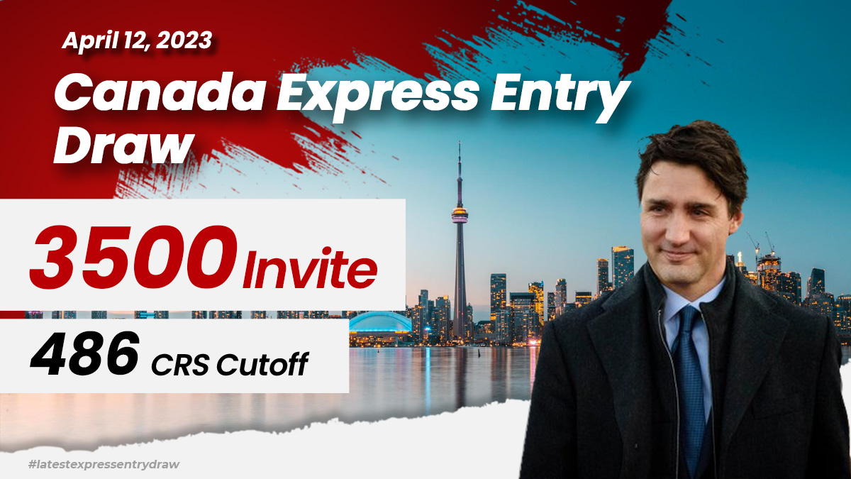 IRCC holds the first Express Entry draw of April!!