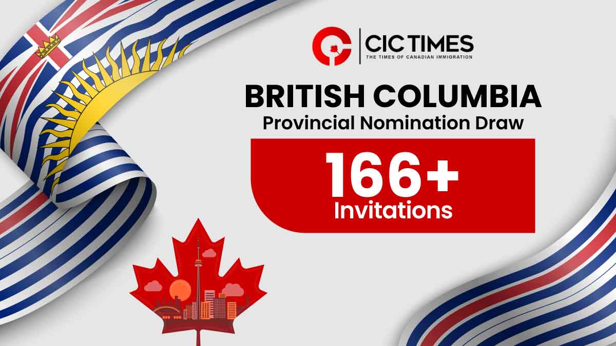 Latest British Columbia PNP draw invites over 166 candidates