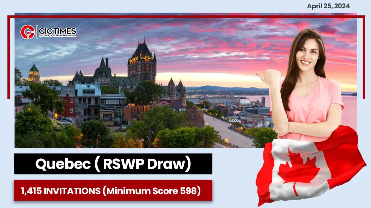 Latest Quebec RSWP Draw invites 1,415 candidates for PR