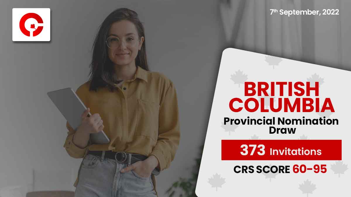 New British Columbia PNP draw invites 373 candidates
