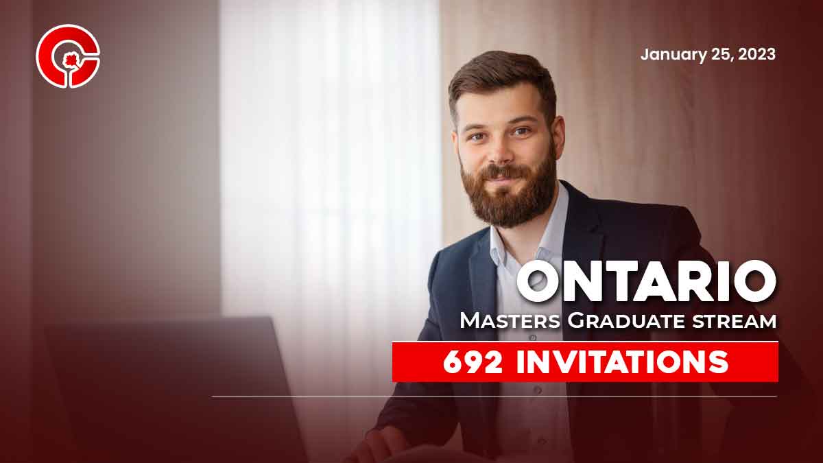 Ontario conducts first draw for Master’s Graduates in 2023