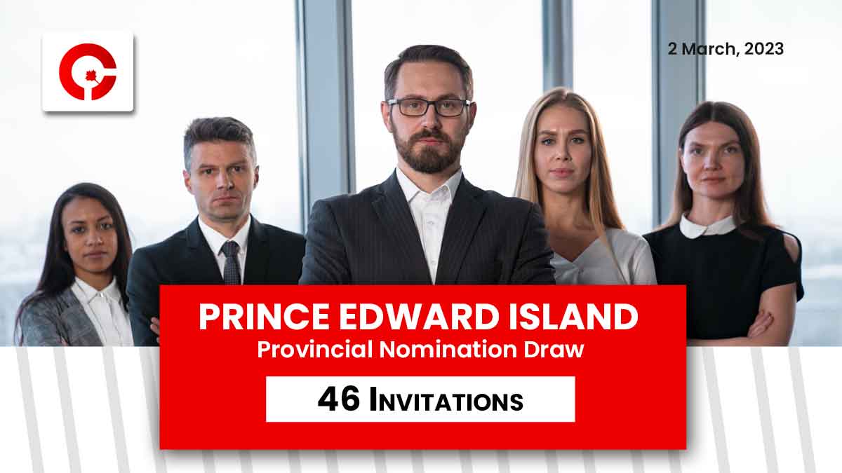 PEI invites only from Labour and Express Entry in a new draw!