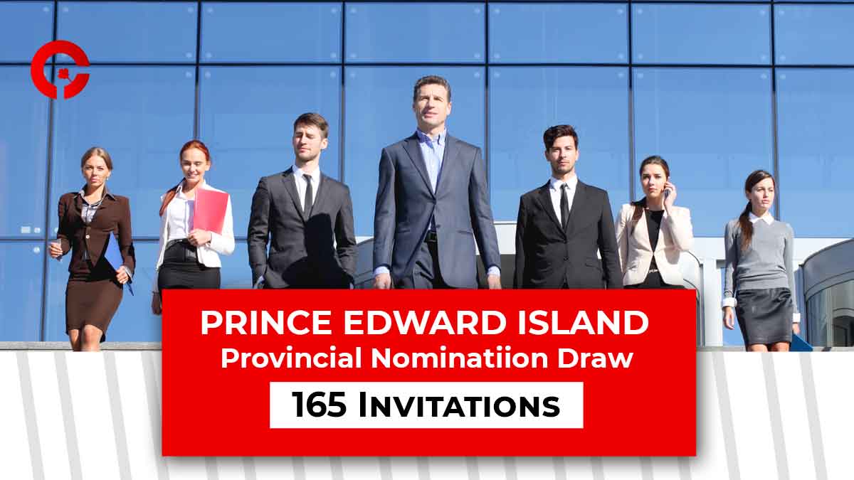 Prince Edward Island Latest draw issues 165 new ITAs