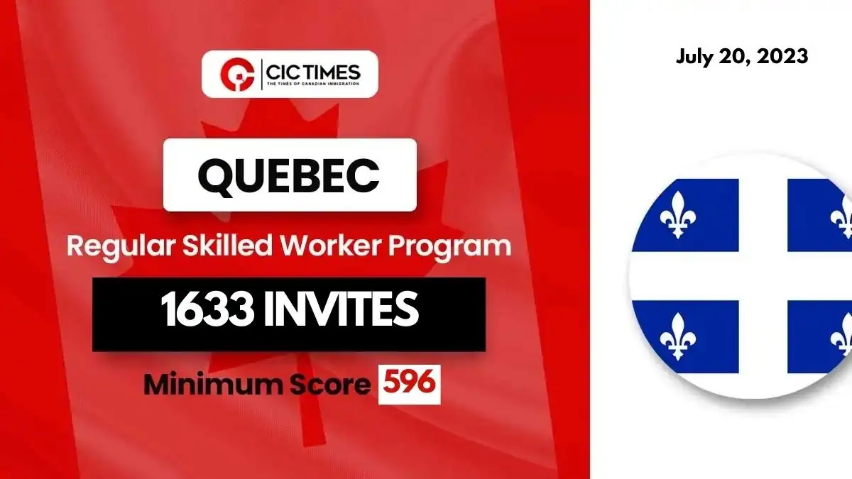Quebec Latest Draw Invites 1633 Candidates To Apply For PR
